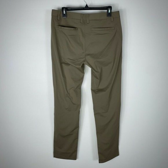 Rhone Mens Commuter Dress Pants Khaki - Picture 3 of 16